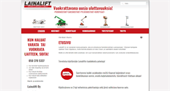 Desktop Screenshot of lainalift.fi